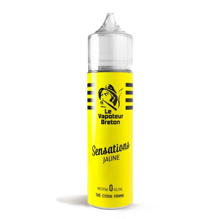 E liquide Sensations Jaune 50 ML Le Vapoteur Breton