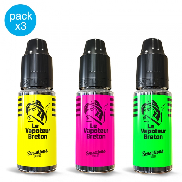 Pack Découverte Sensations 3 saveurs
