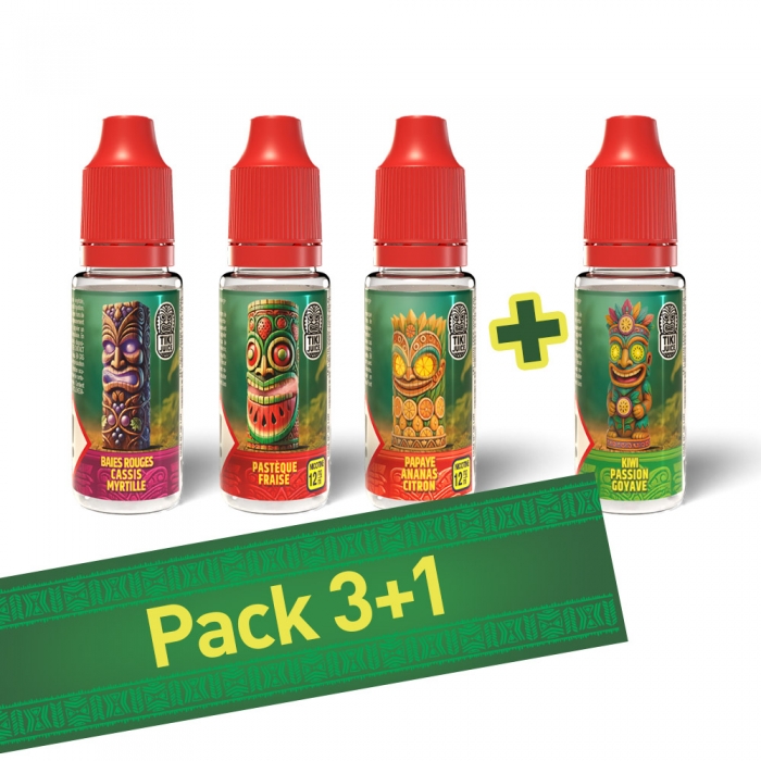Pack Tiki Juice 3+1